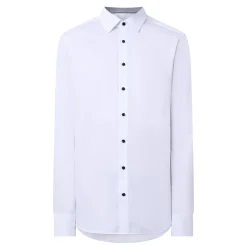 Contrast Trim Single Cuff Shirt