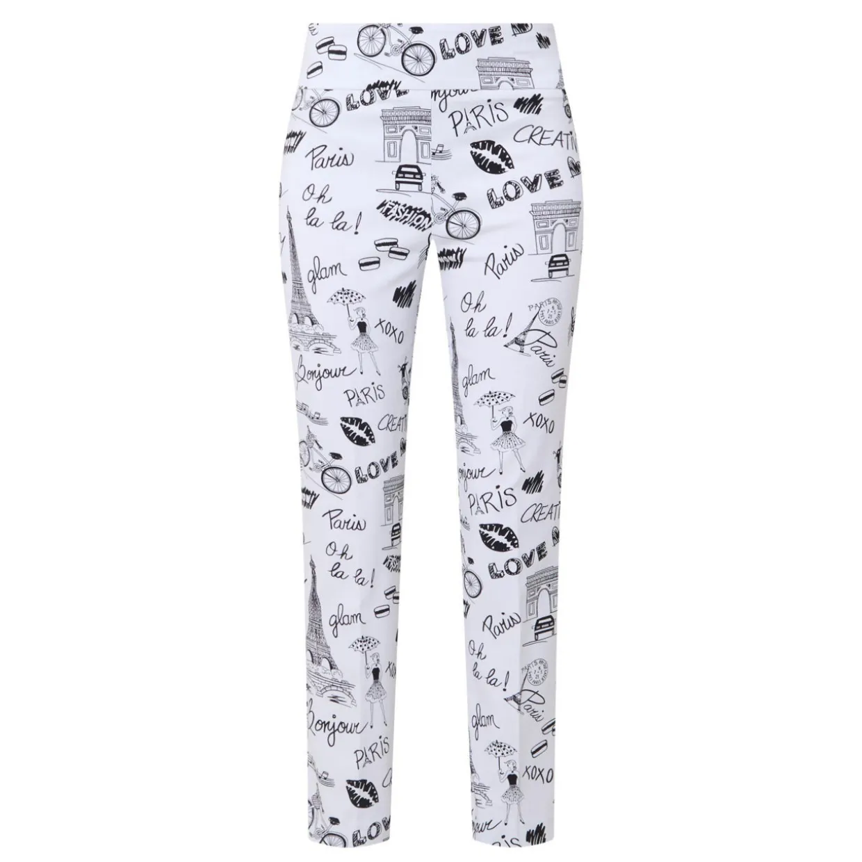 Conversational Slim Cropped Trousers