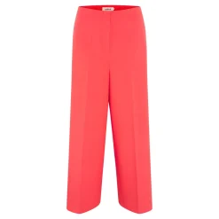 Corinne High-Rise Cropped Wide Leg Trousers