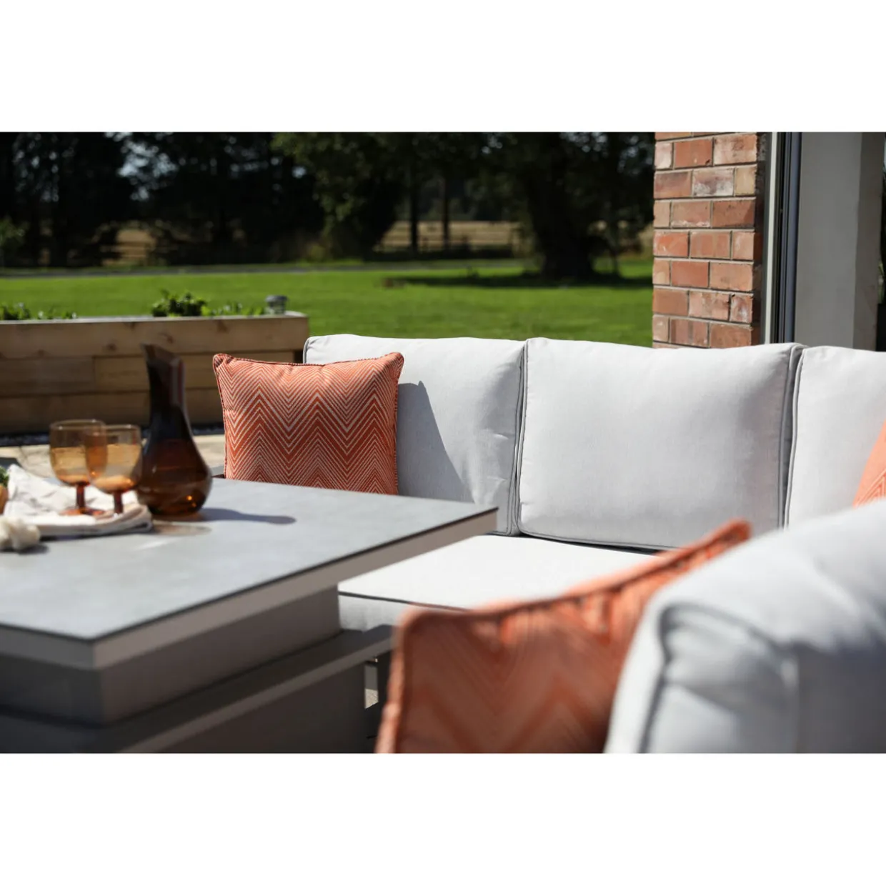 Costa Mini Modular Garden Set & Cover Grey