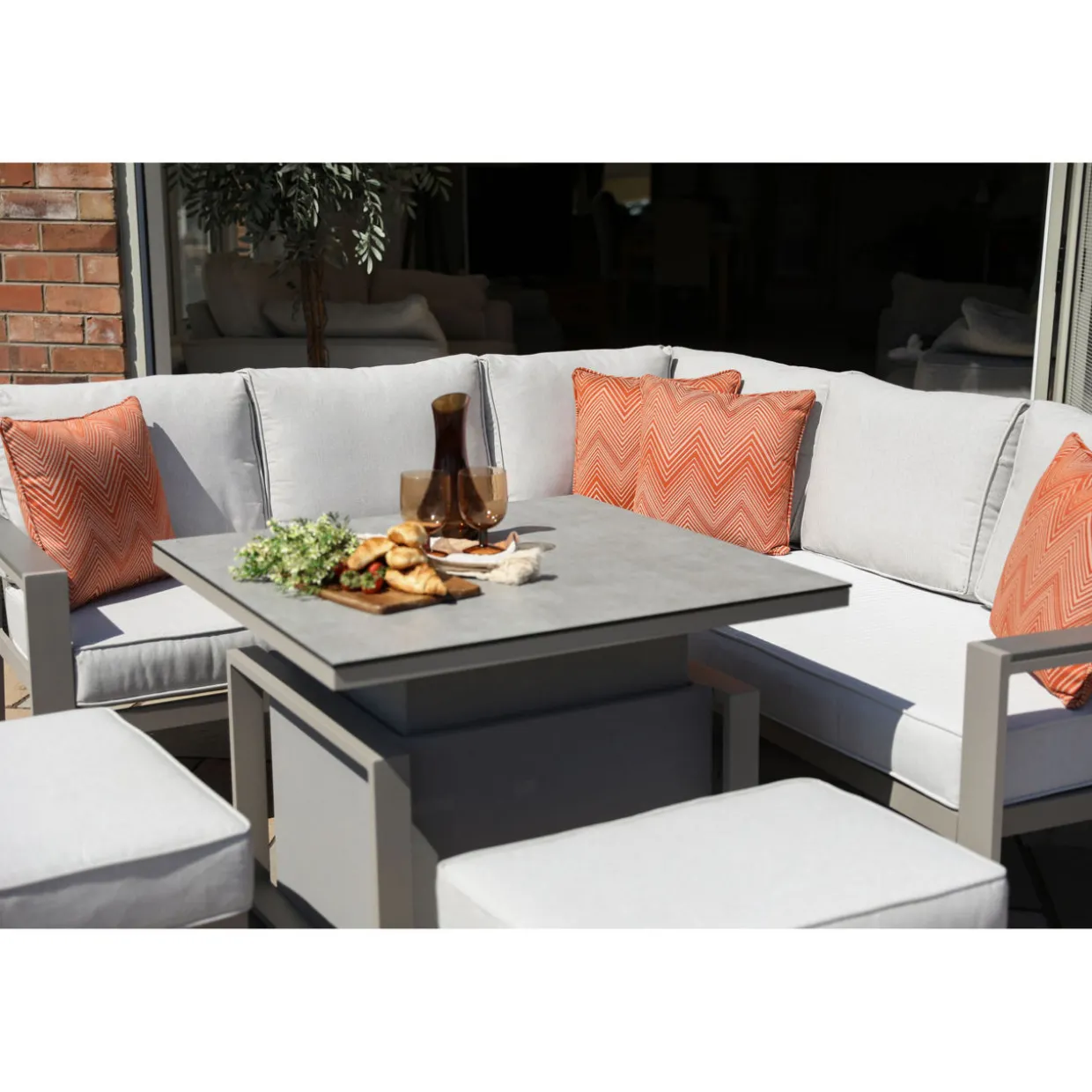 Costa Mini Modular Garden Set & Cover Grey