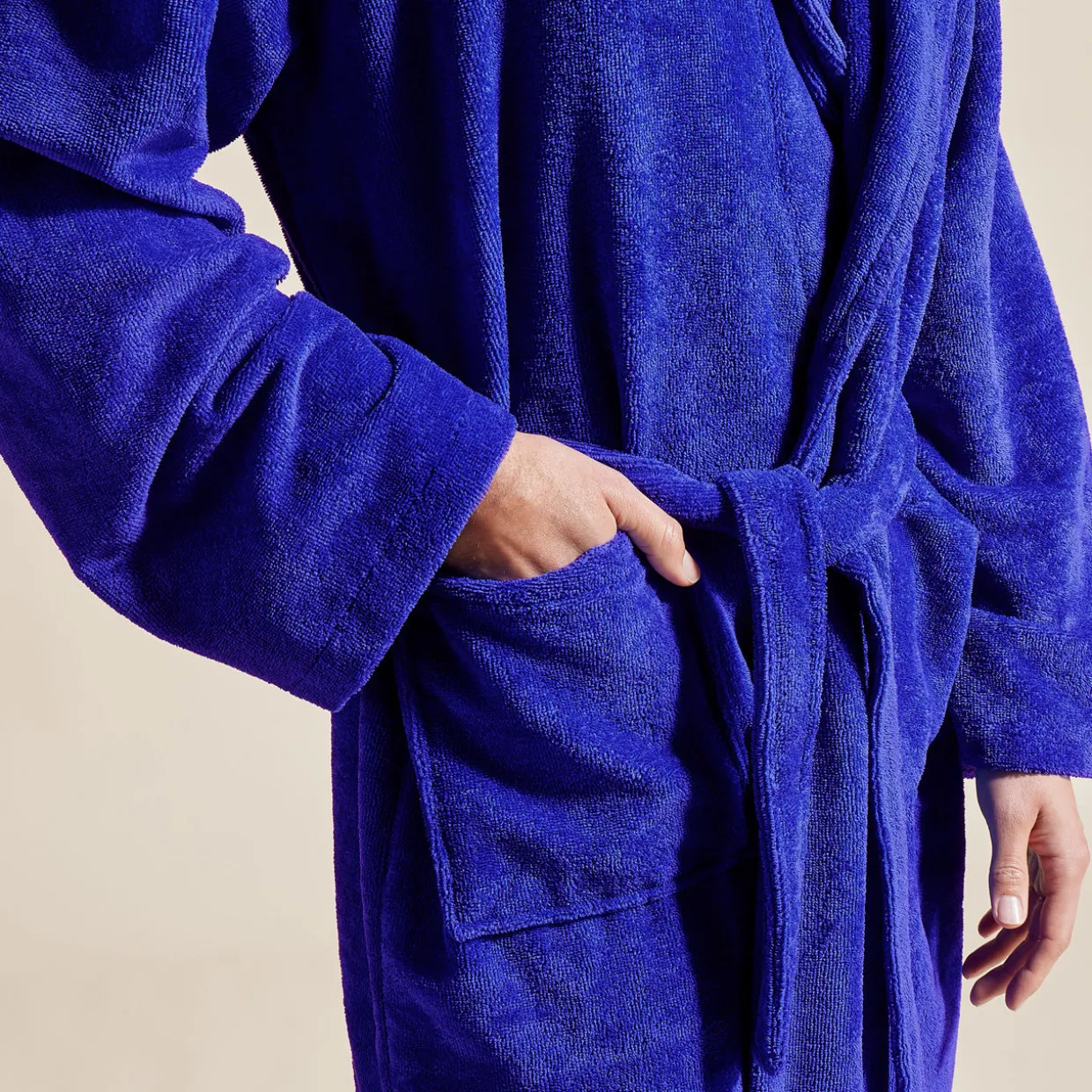 Cosy Robe Blue Velvet