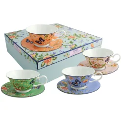 Cottage Garden Teacups & Saucers