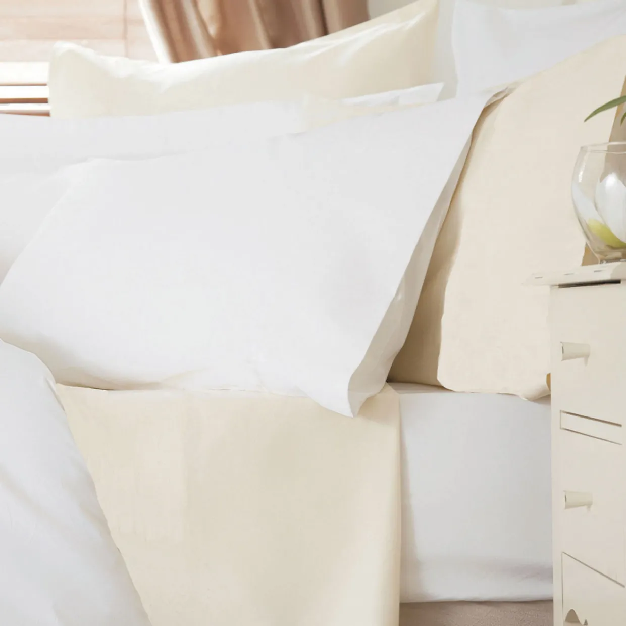 Cotton 4 Pack Pillowcase White
