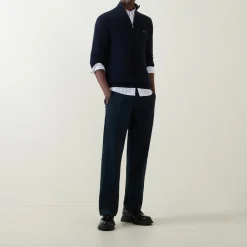 Cotton Half-Zip Sweater