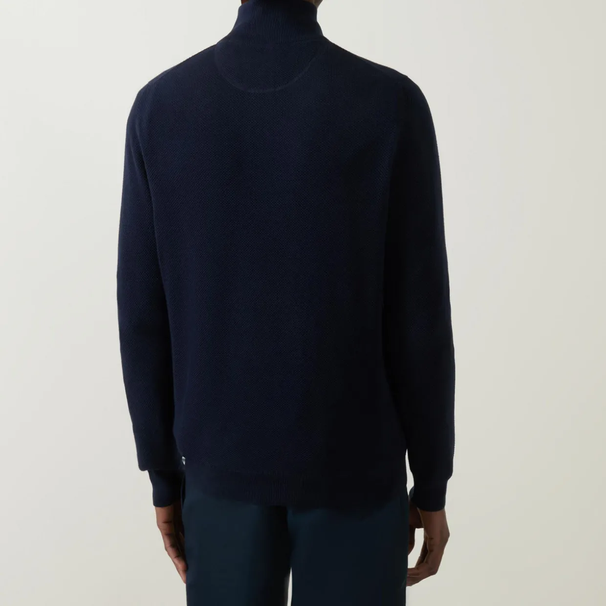 Cotton Half-Zip Sweater