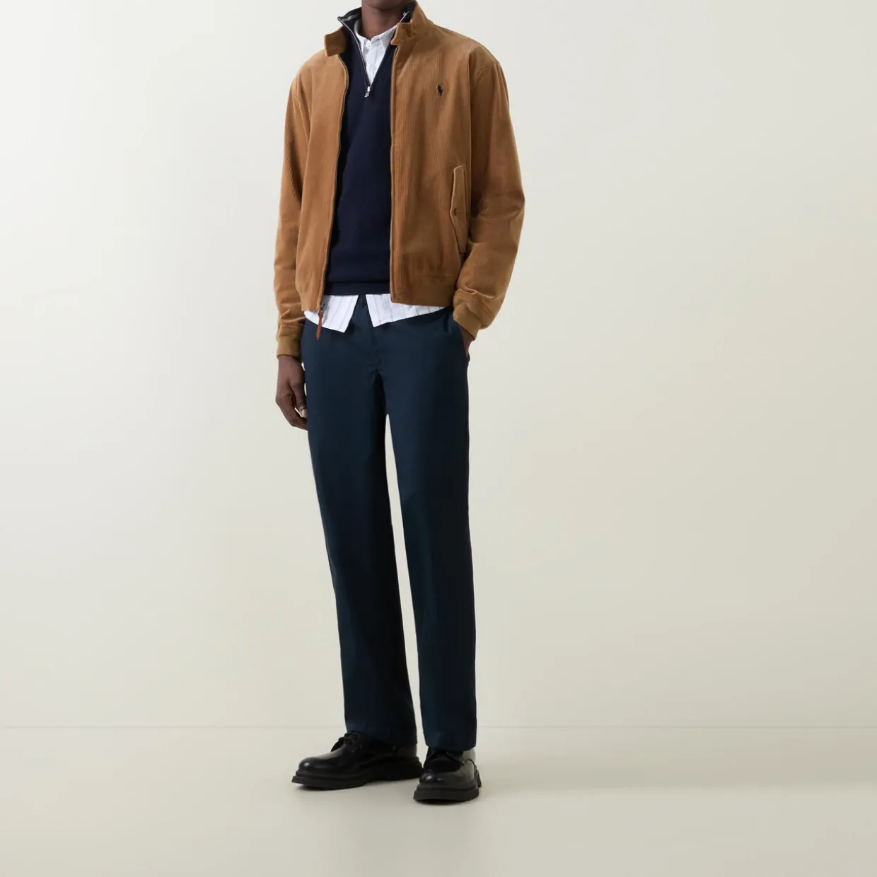 Cotton Half-Zip Sweater
