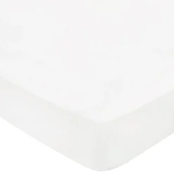 Cotton Sateen Fitted Sheet White