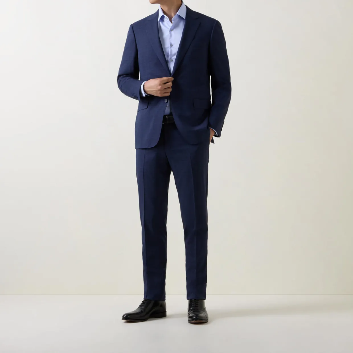 Cotton Twill Single-Cuff Shirt