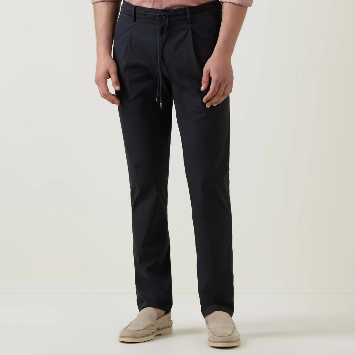 Coulisse Drawstring Casual Trousers