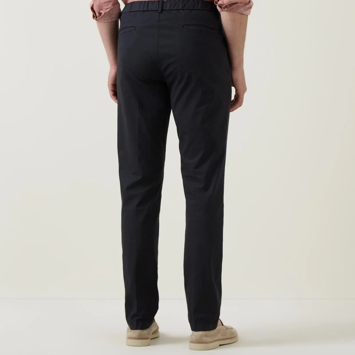Coulisse Drawstring Casual Trousers
