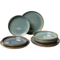 Crafted Breeze Eight-Piece Dinner Set