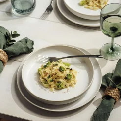 Crafted Cotton 4-Piece Dinner Set