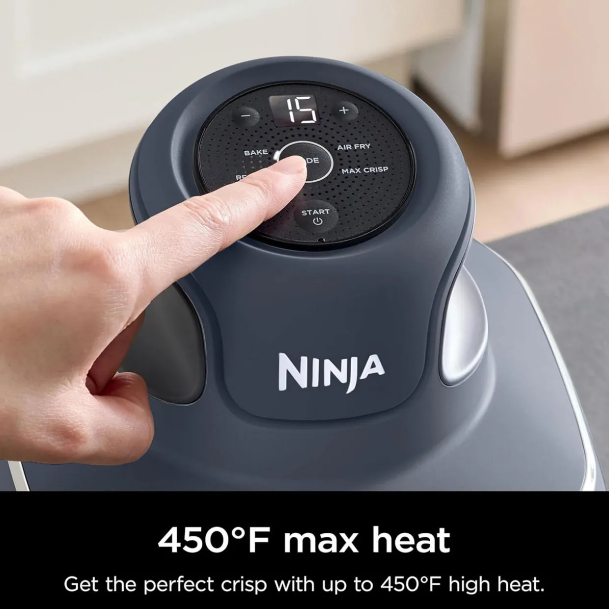 CRISPi 4-in-1 Portable Glass Air Fryer Cyber Space