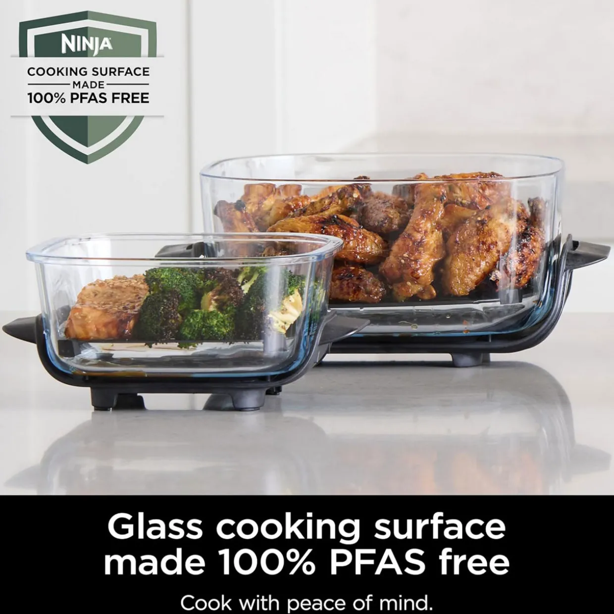 CRISPi 4-in-1 Portable Glass Air Fryer Cyber Space
