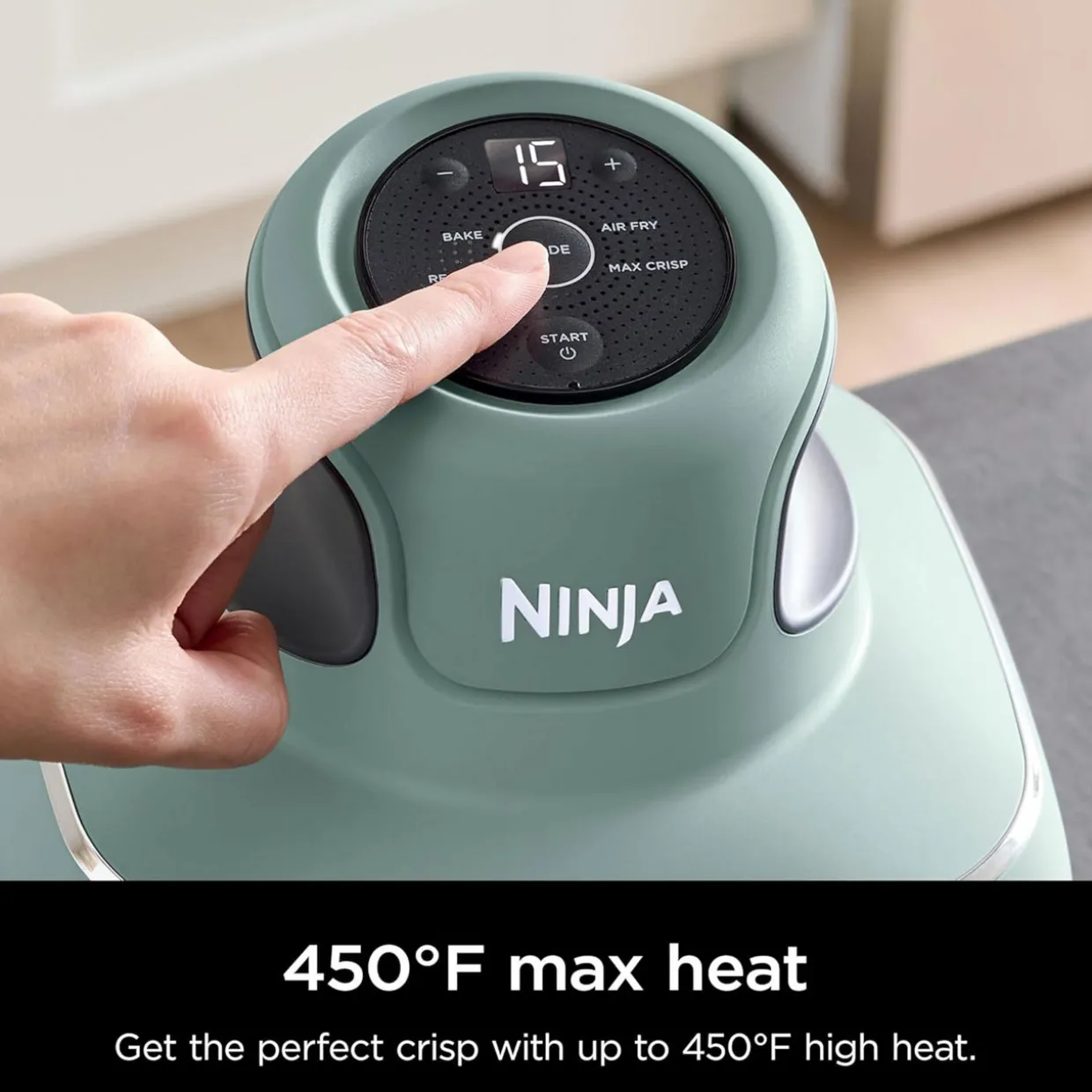 CRISPi 4-in-1 Portable Glass Air Fryer Sage