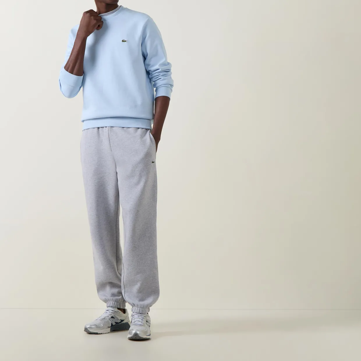 Croc Logo Brushed Fleece Sweatpants