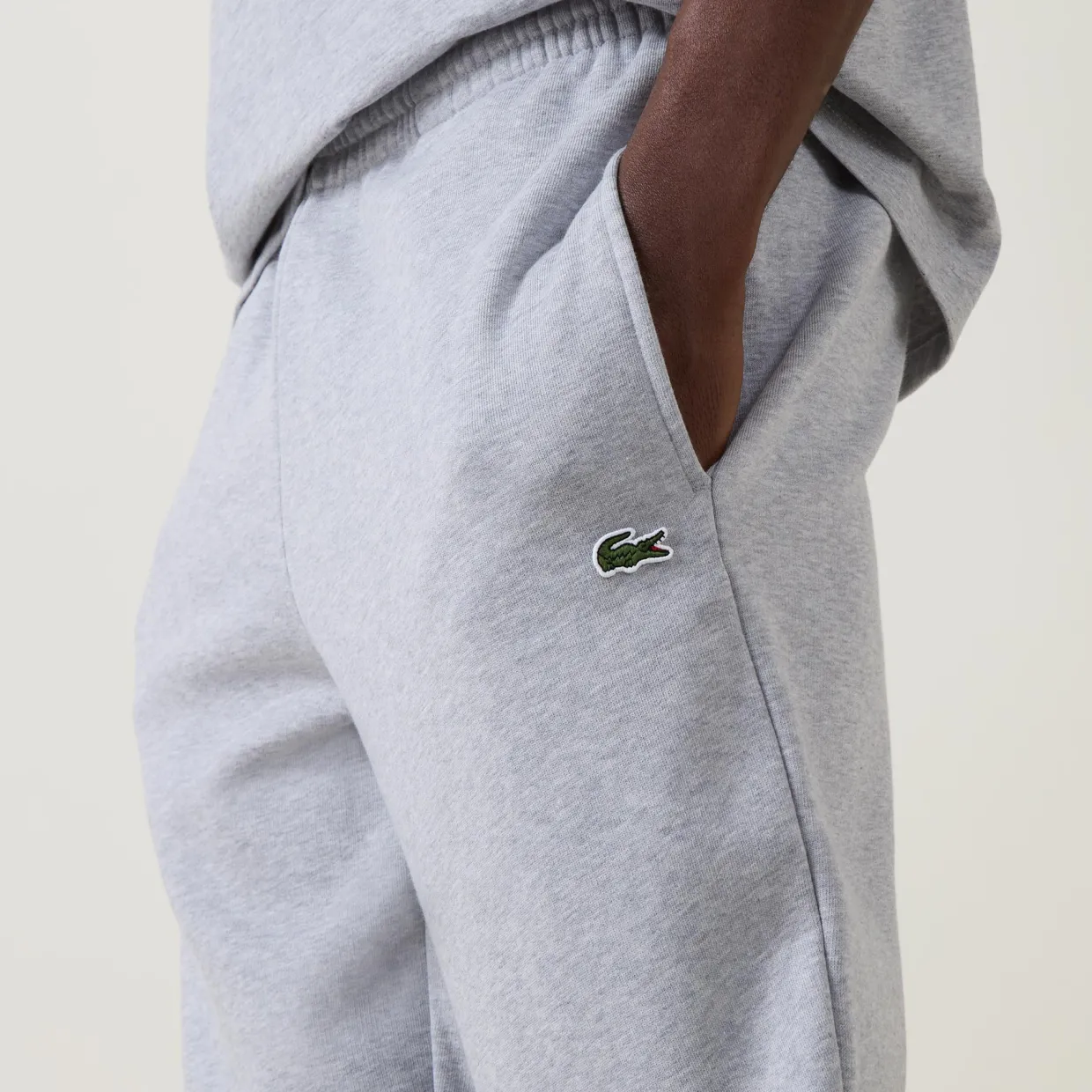 Croc Logo Brushed Fleece Sweatpants