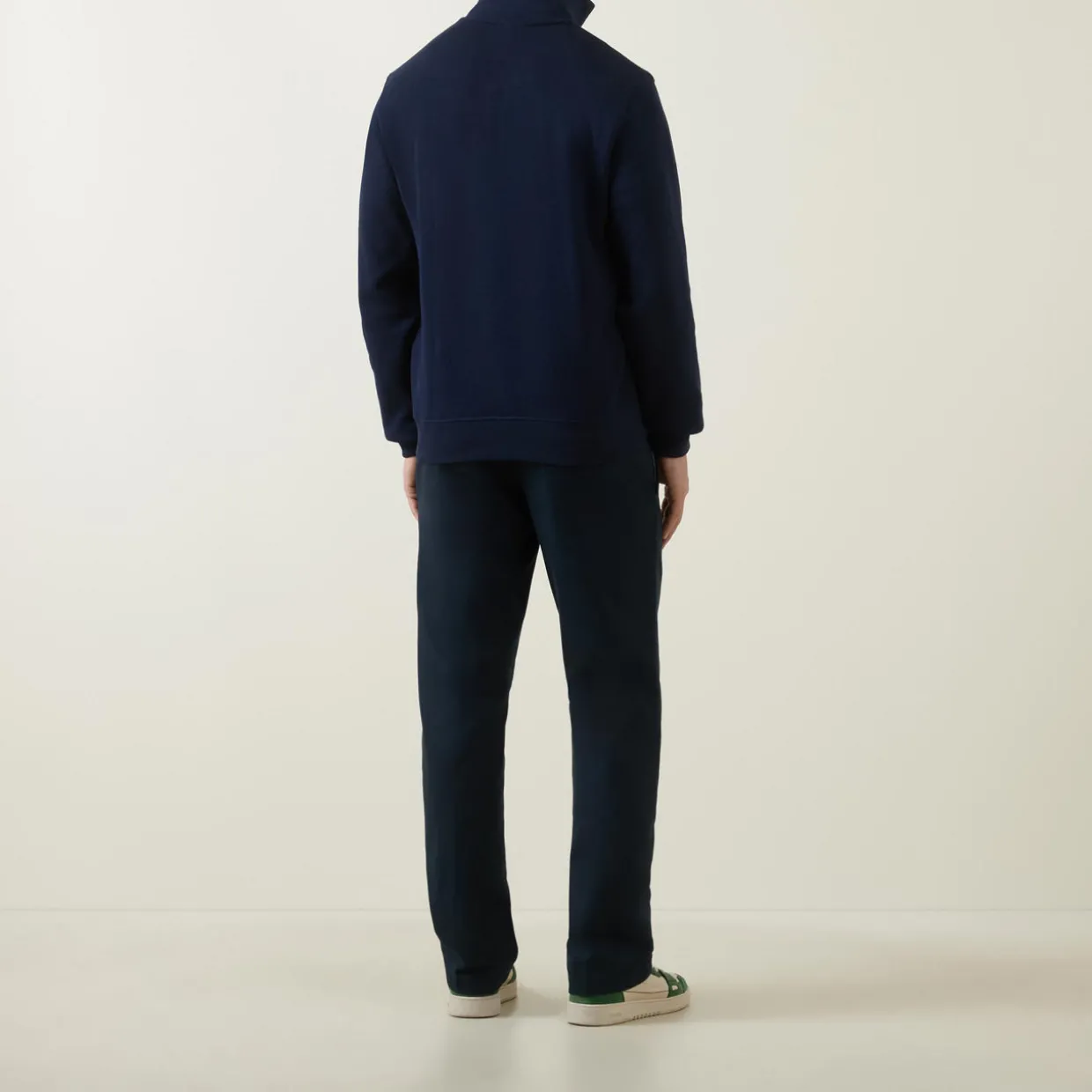 Crocodile Logo Half-Zip Sweatshirt