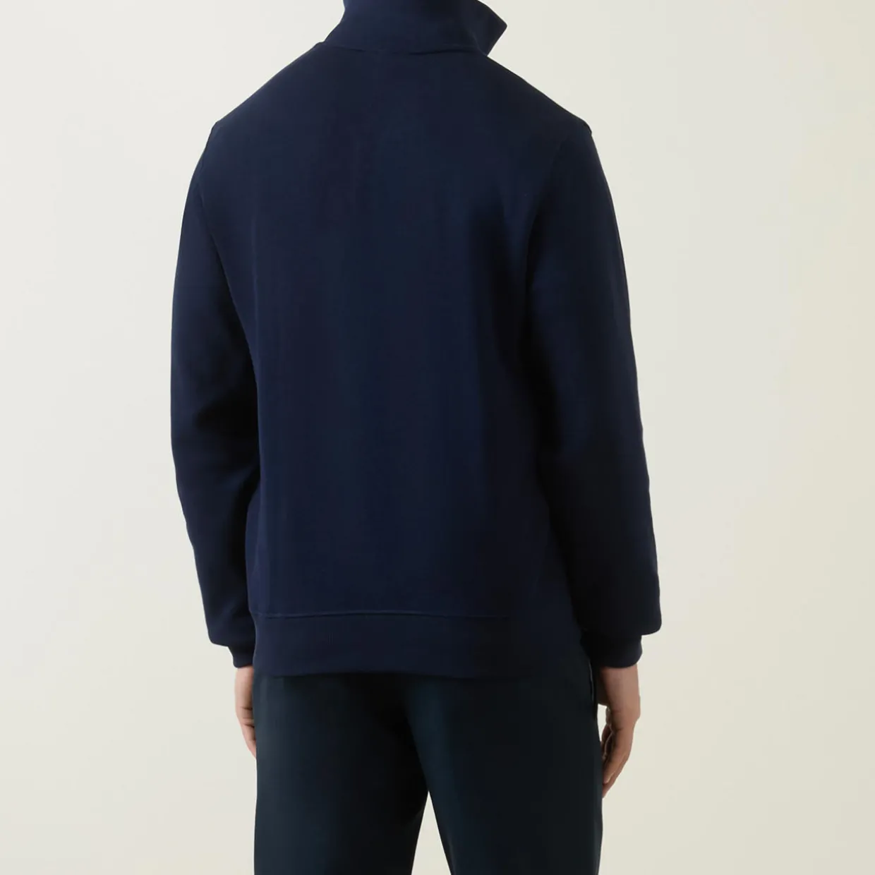 Crocodile Logo Half-Zip Sweatshirt