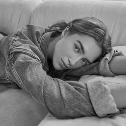 Cropped Denim Shirt