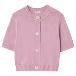 Cropped Knit Cardigan