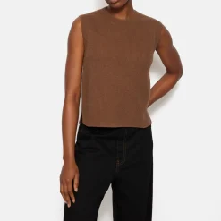 Cropped Knitted Tank Top
