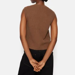 Cropped Knitted Tank Top