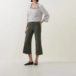 Cropped Wide Leg Jeans