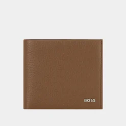 Crosstown Logo Leather Wallet