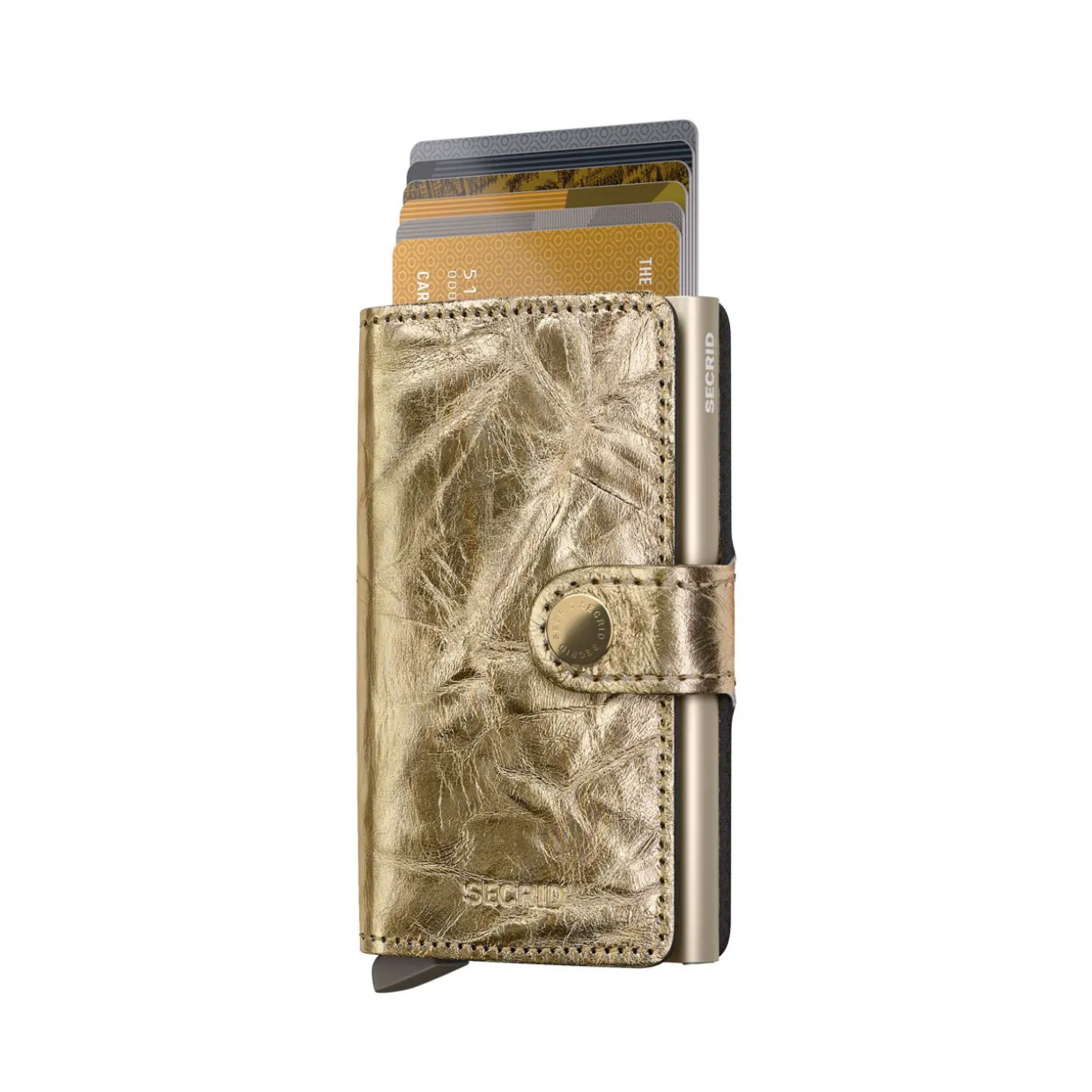 Crunch Leather Mini Wallet