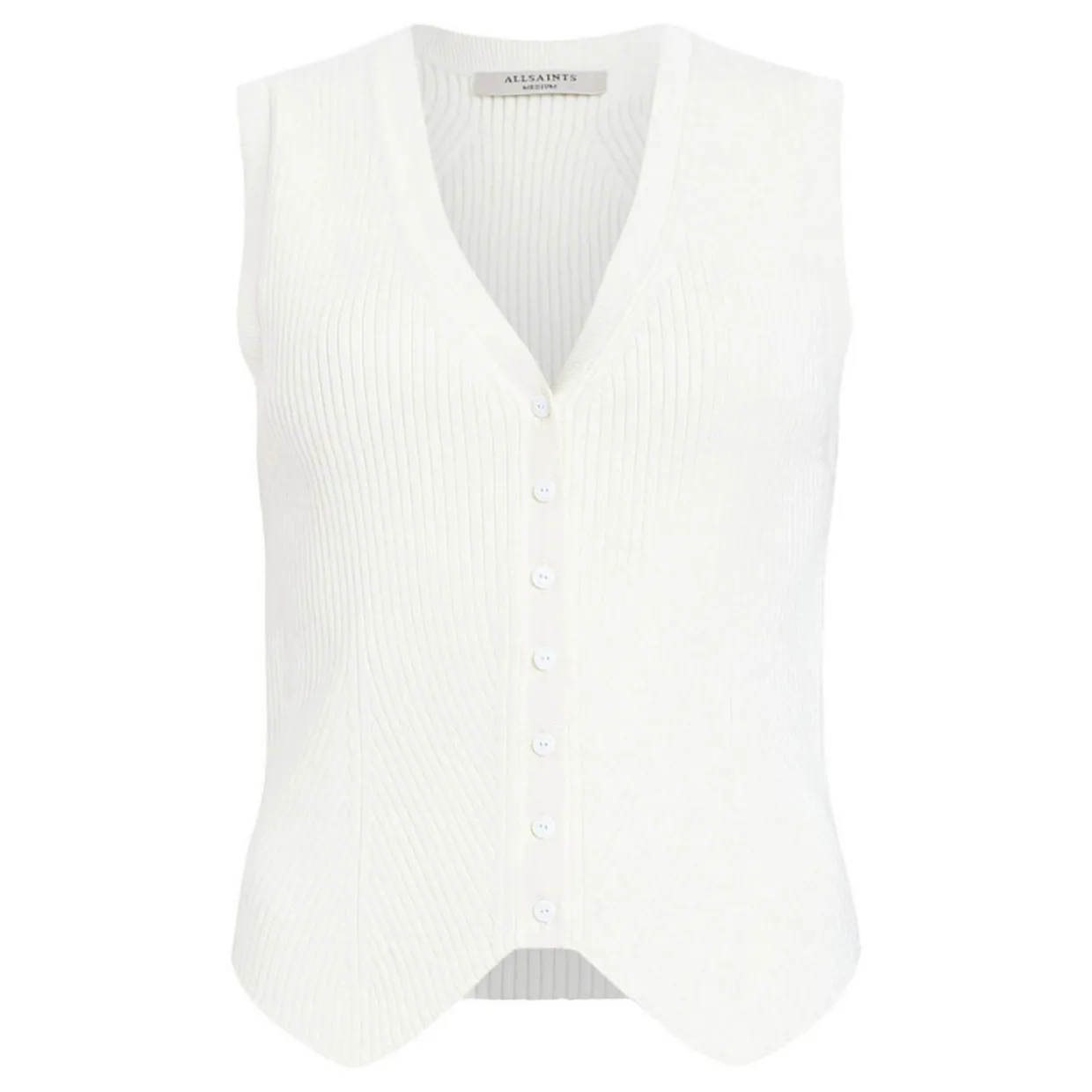 Cruz Rib-Knit Waistcoat