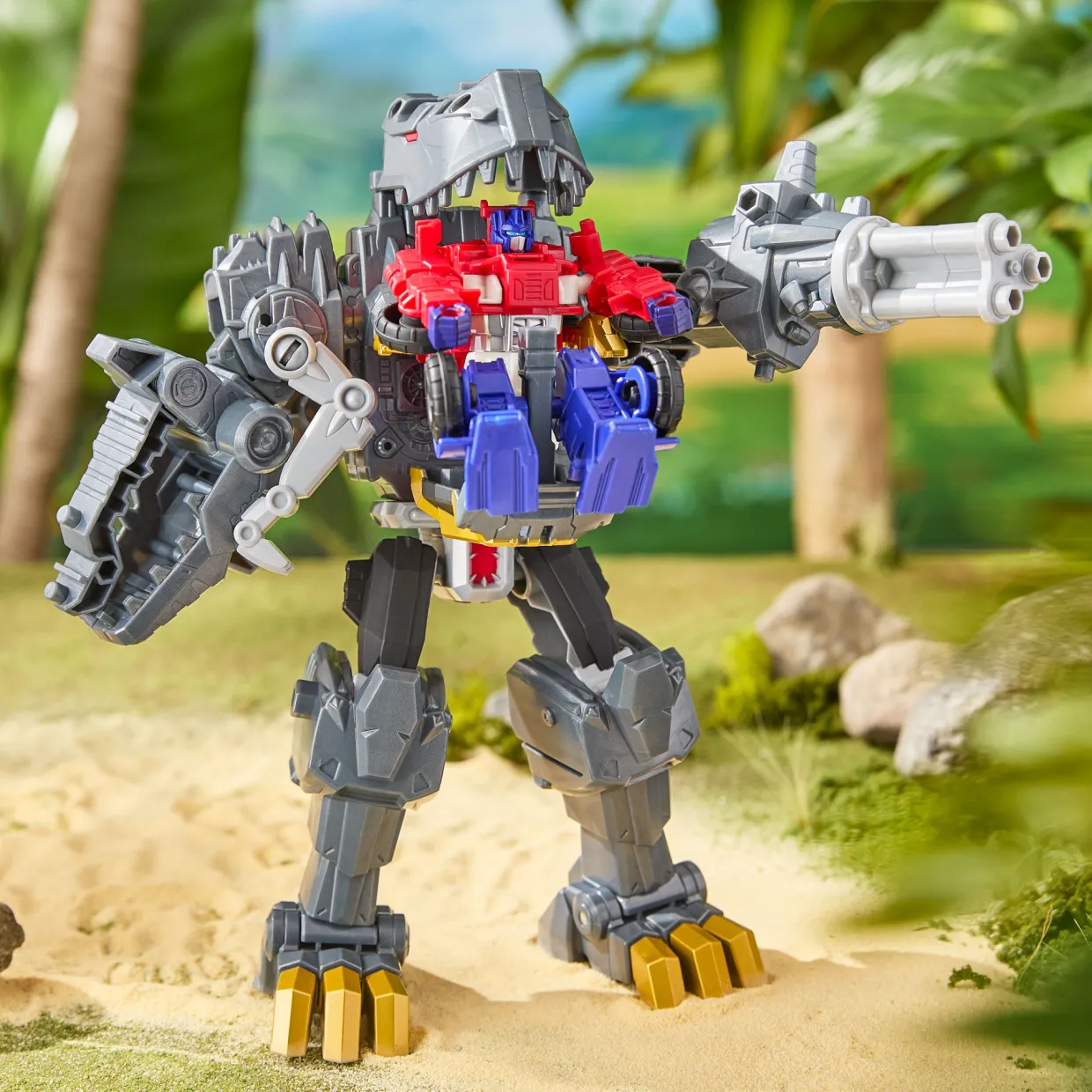 Cyberworld Grimlock Chomp & Battle