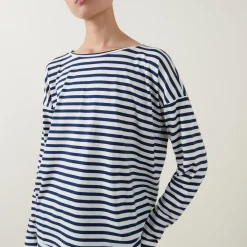Cyra Stripe Pyjama Top