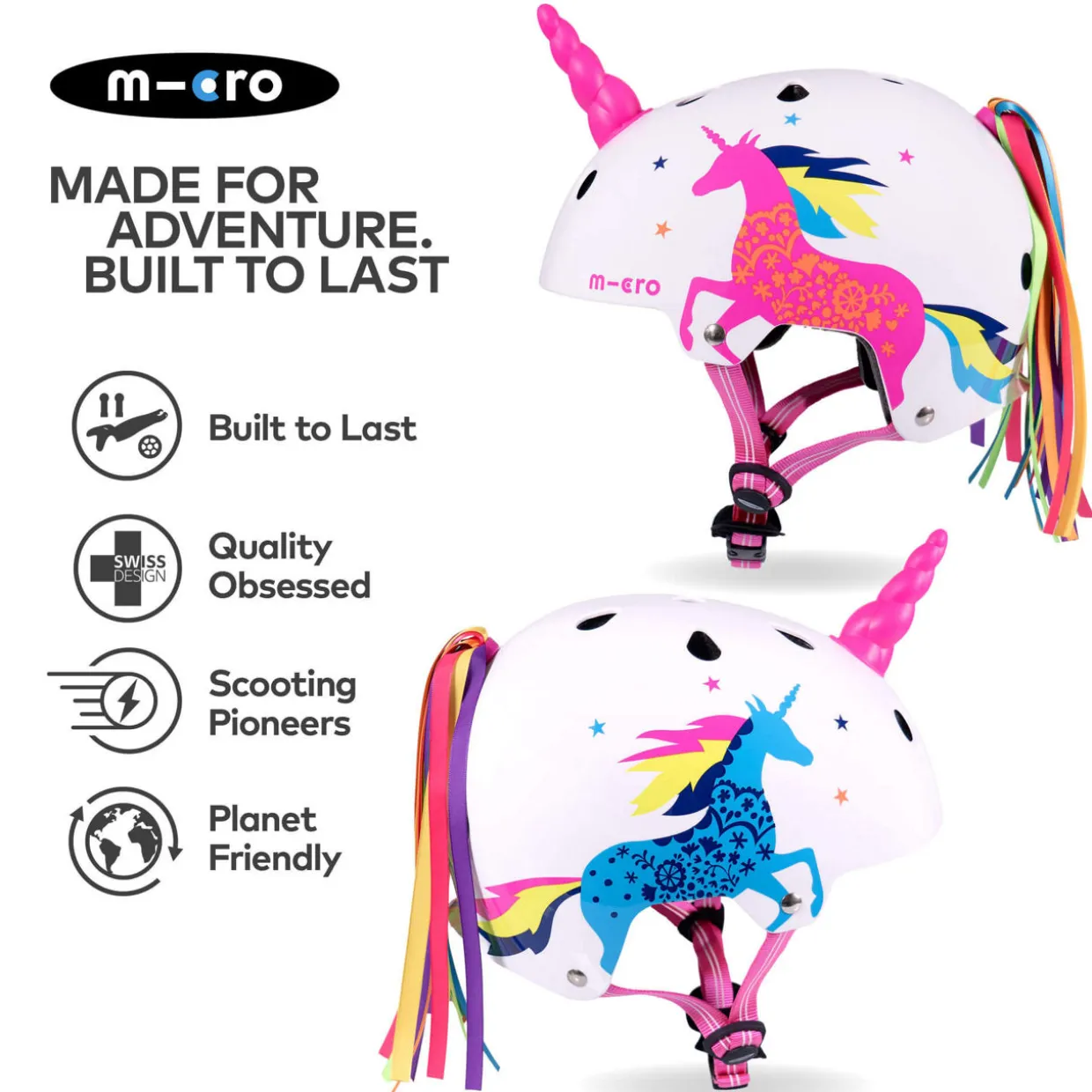 3D Unicorn Placed Small Helmet
