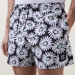 Daisy Print Swim Shorts