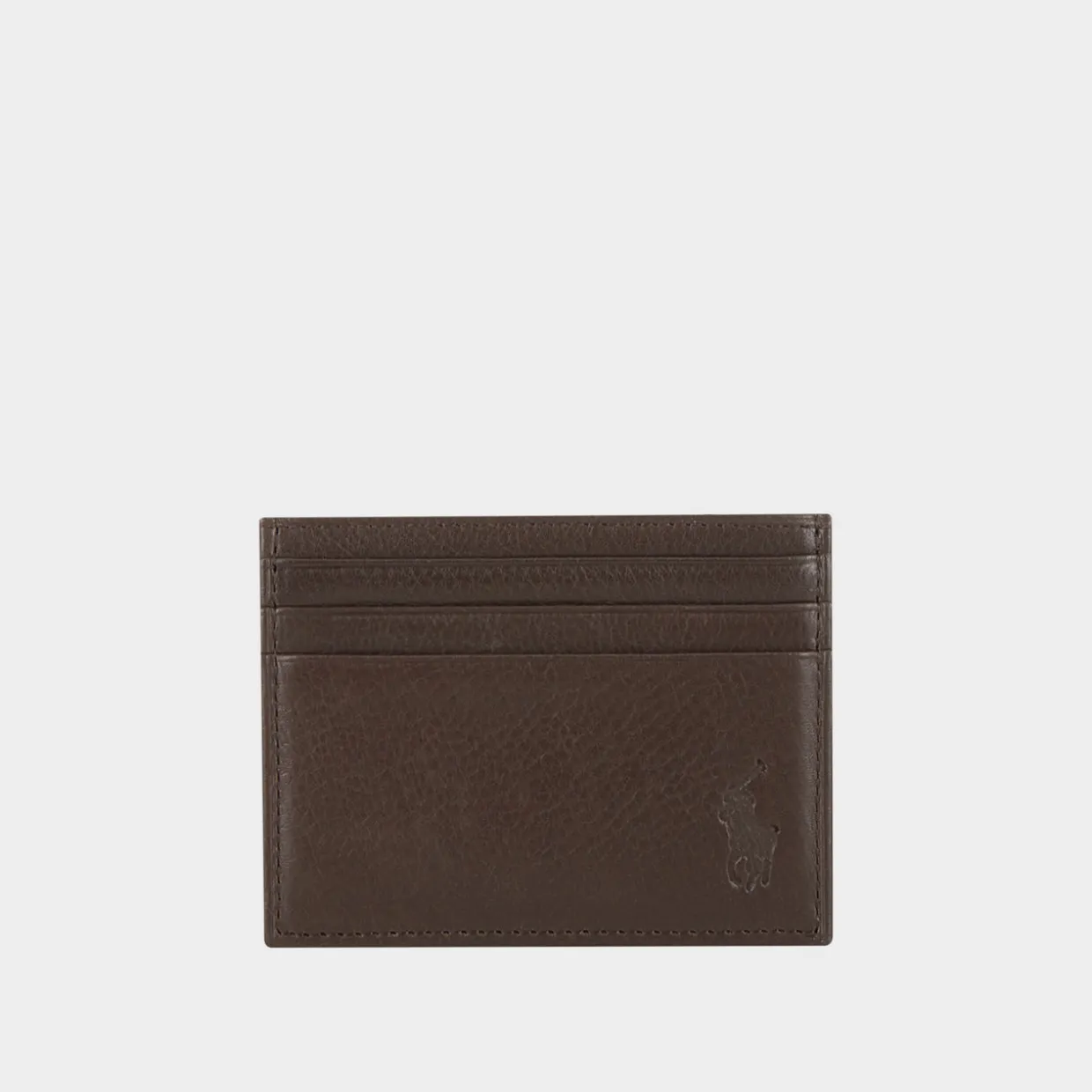 Debossed Logo Textured Cardholder
