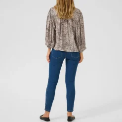 Debra Leopard Blouse