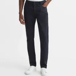Deep Mid-Rise Slim Fit Jeans