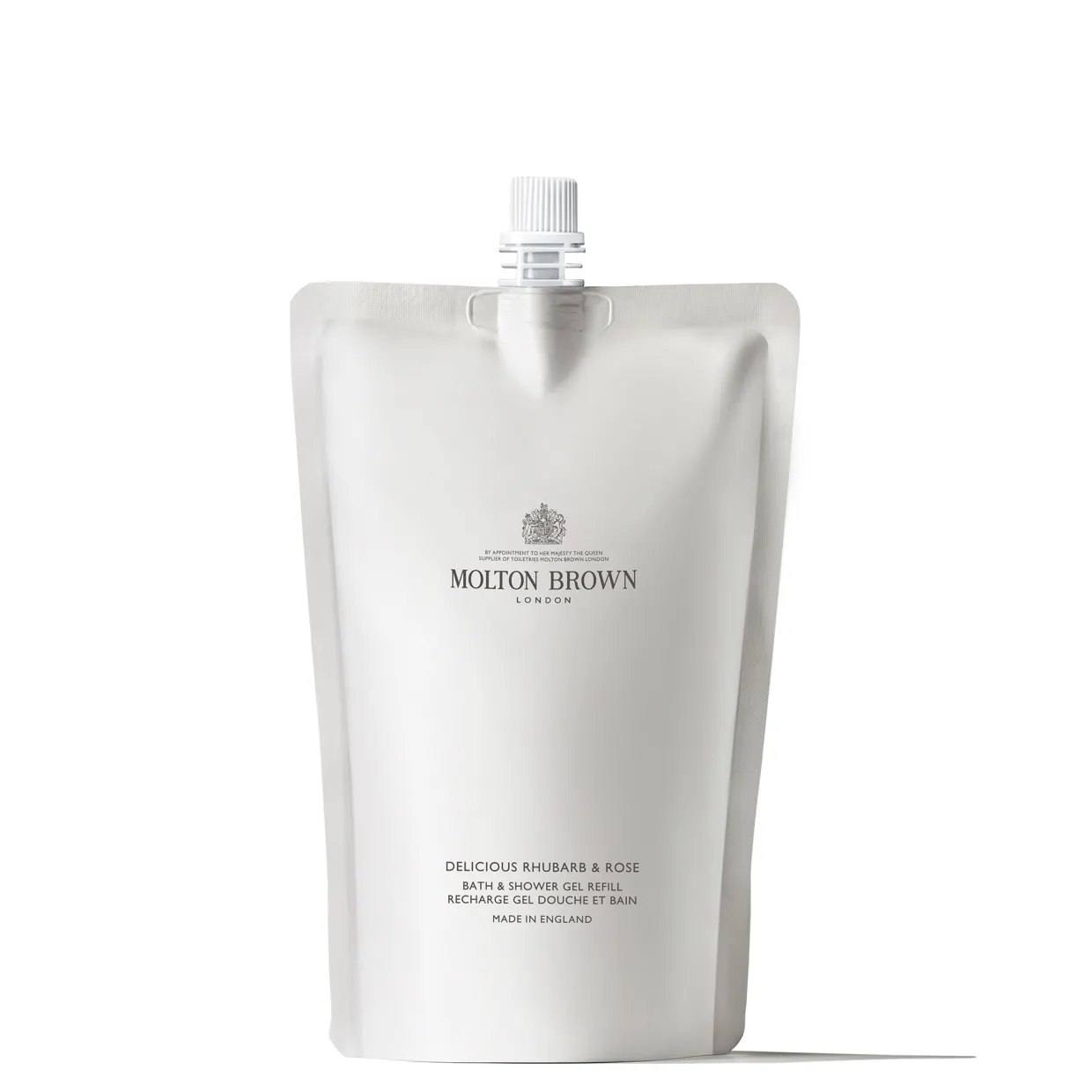 Delicious Rhubarb and Rose Bath and Shower Gel Refill 400ml