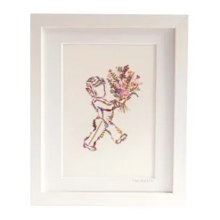 Delivering Joy Framed Fine Art Print