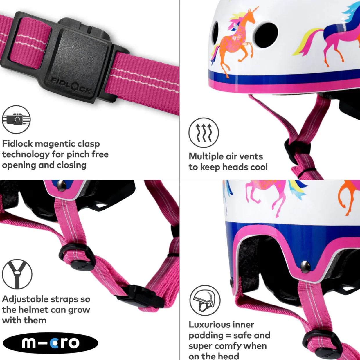 Deluxe Premium Unicorn Helmet Small
