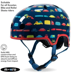Deluxe Premium Vehicle Print Helmet Medium