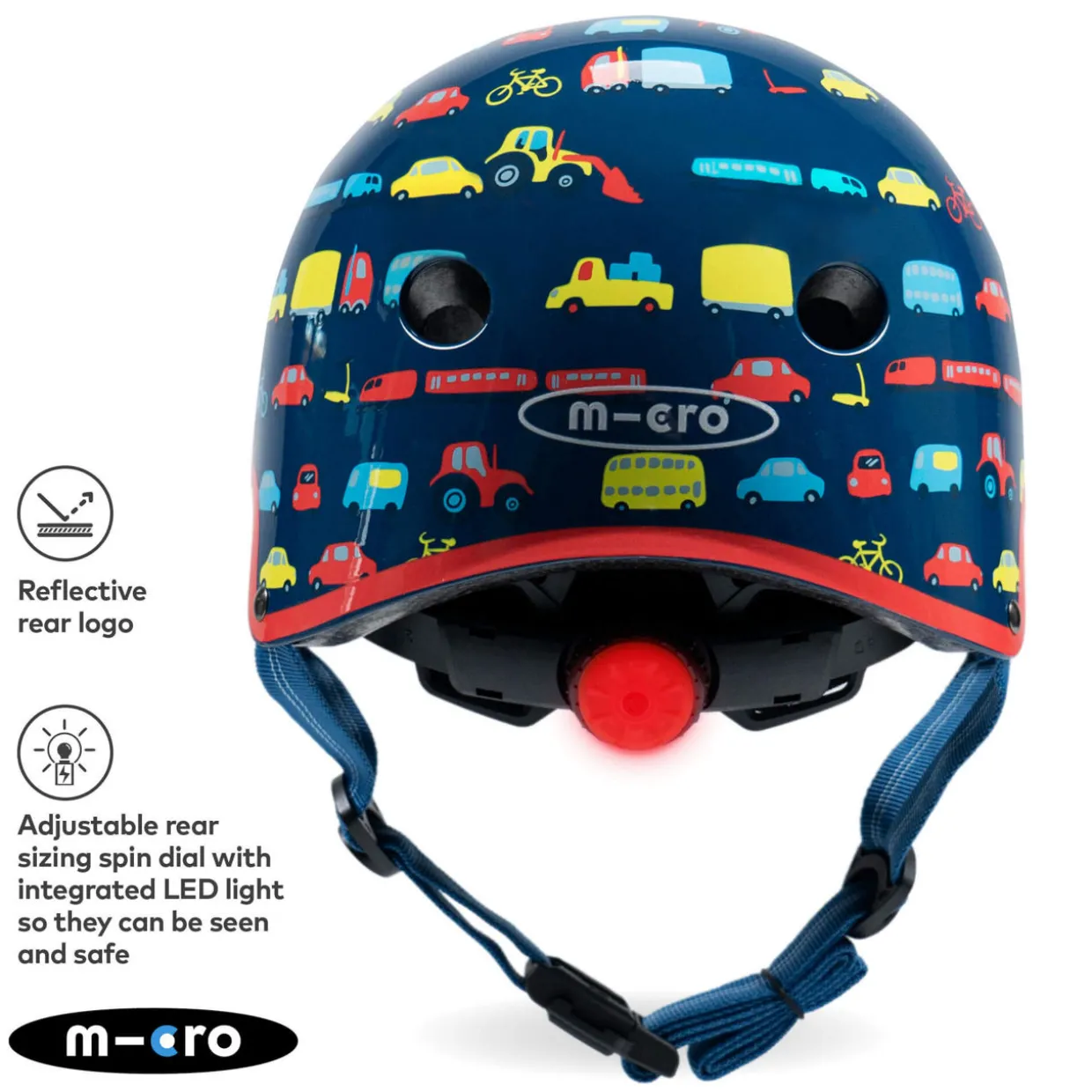 Deluxe Premium Vehicle Print Helmet Medium