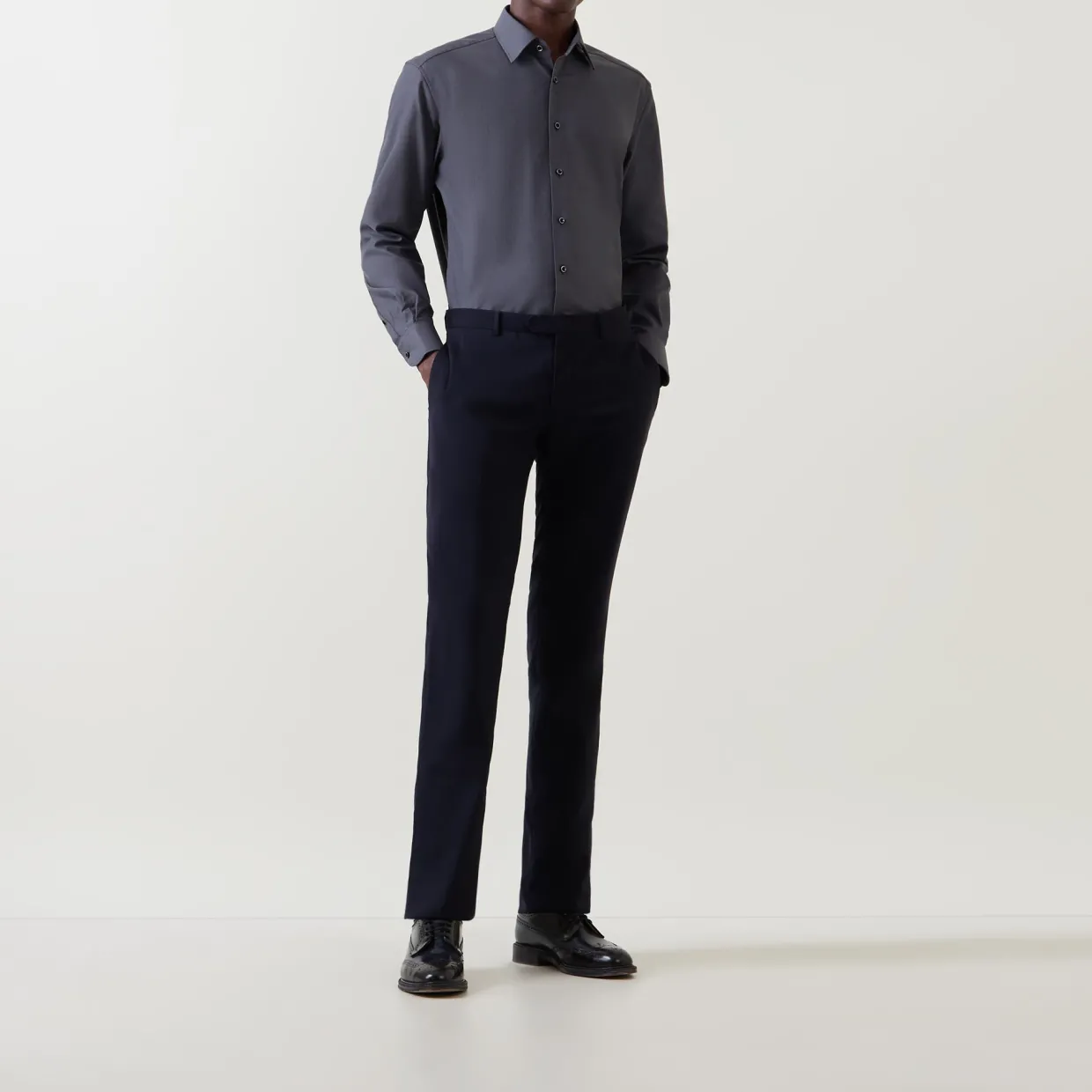 Diamond Structure Single Cuff Shirt