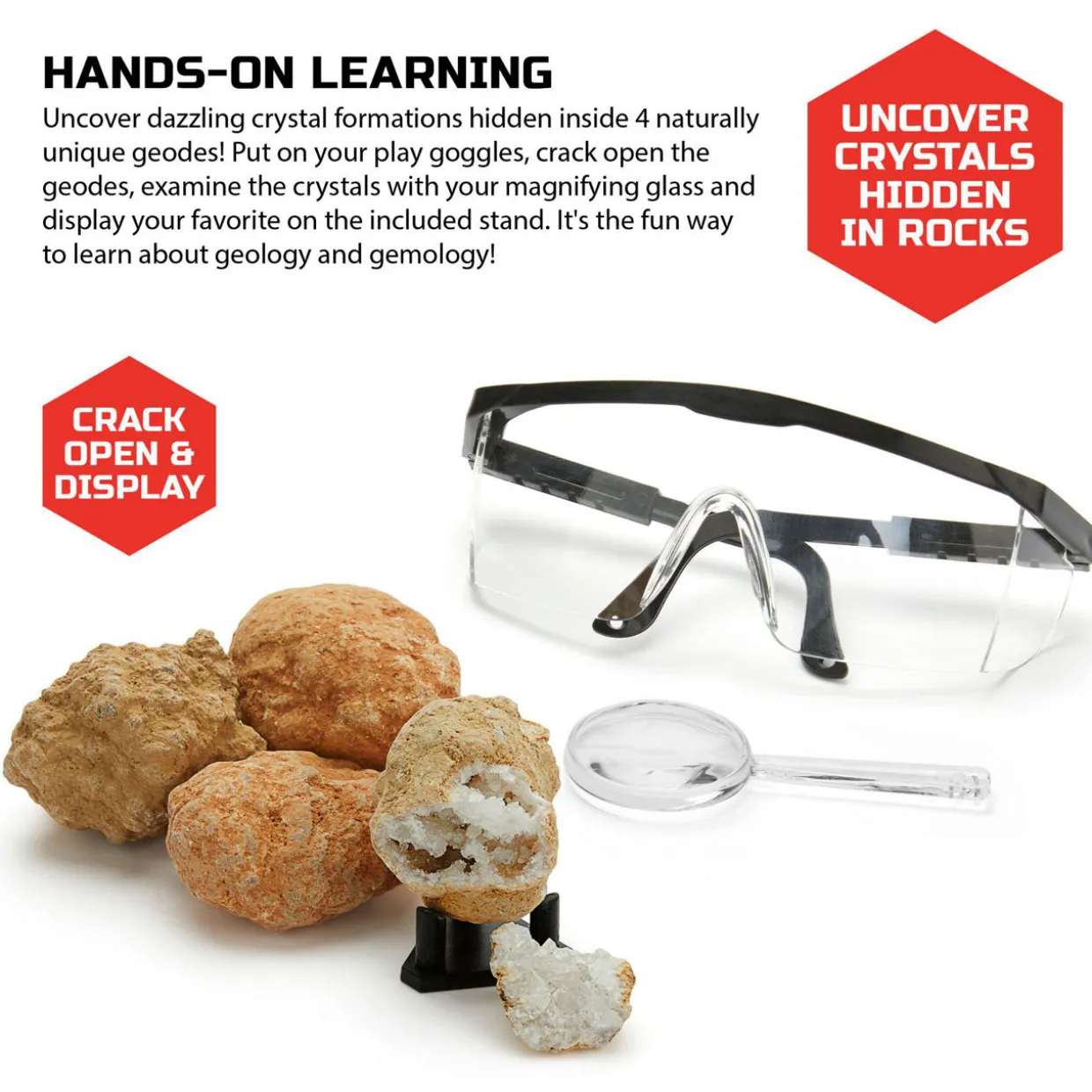 Discovery™ Mindblown Geode Excavation Kit