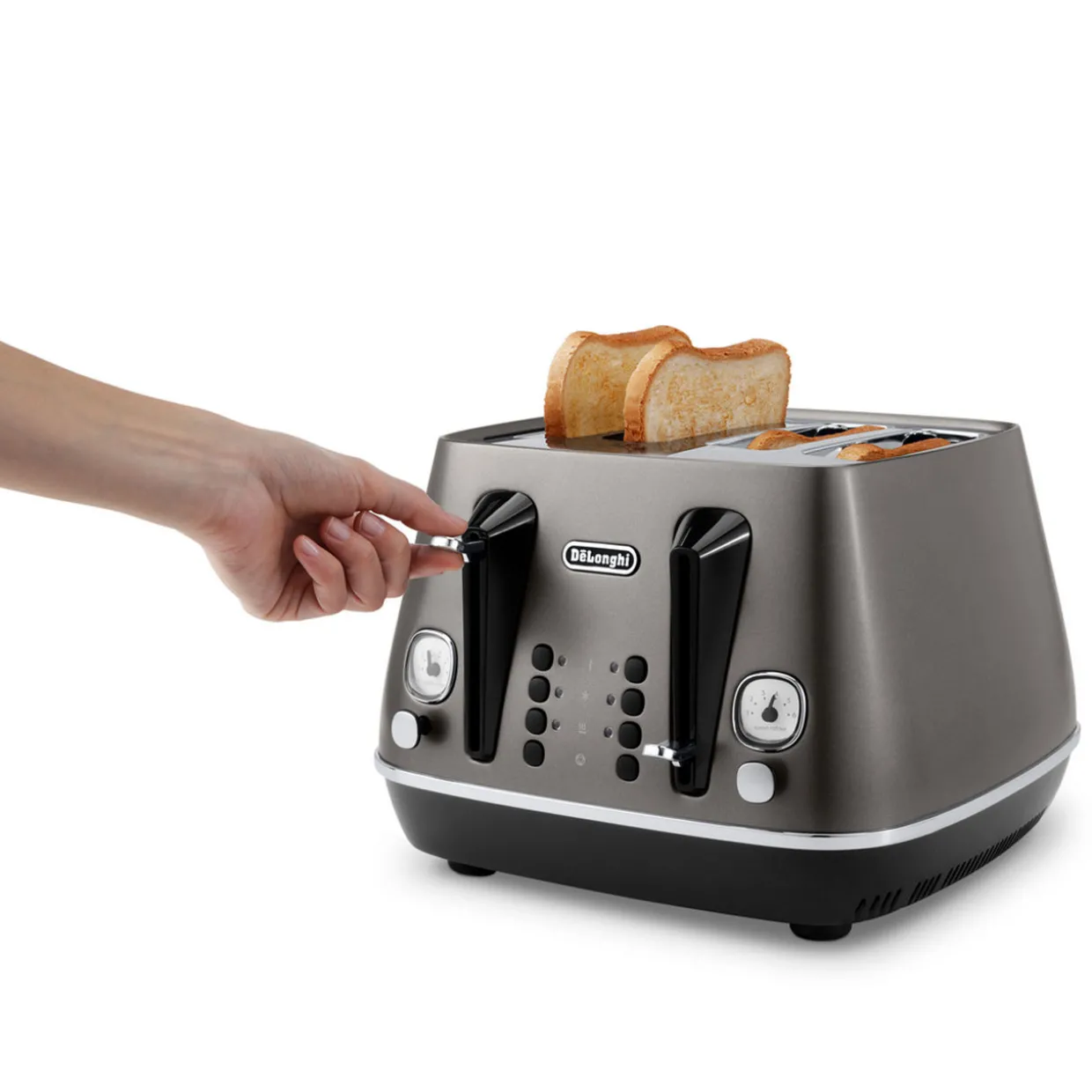 Distinta X Titanium Four Slot Toaster