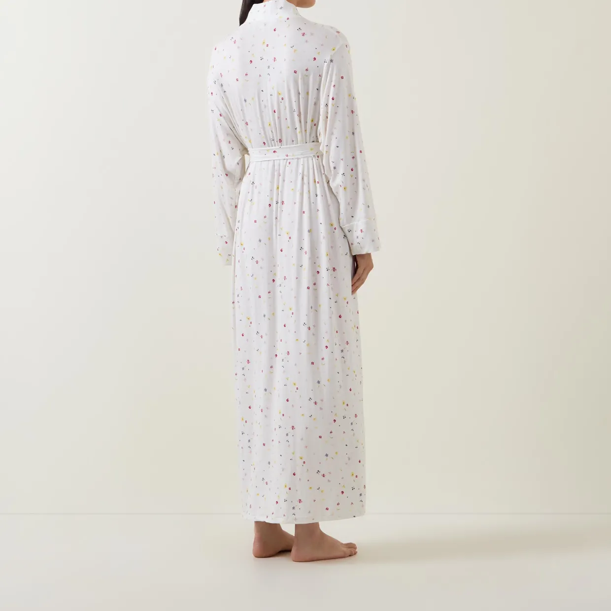 Ditsy Print Longline Robe