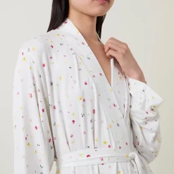 Ditsy Print Longline Robe