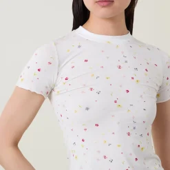 Ditsy Print Pyjama Top